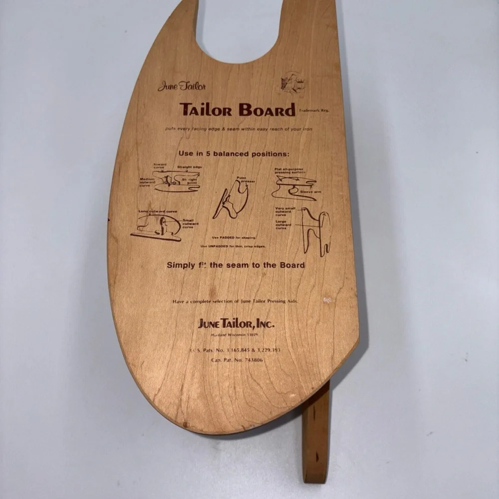 Tailor Board by June Tailor 3 Piece Seamstress Wooden Ironing Seam Board EUC - Picture 1 of 8